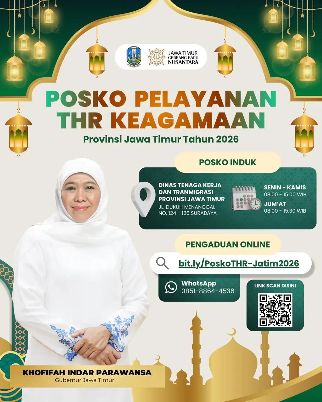 Ilustrasi Posko Pengaduan Pemprov Jatim